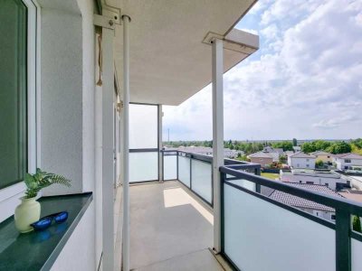 Sonnige Wohnung mit großem Balkon lädt zum Entspannen ein