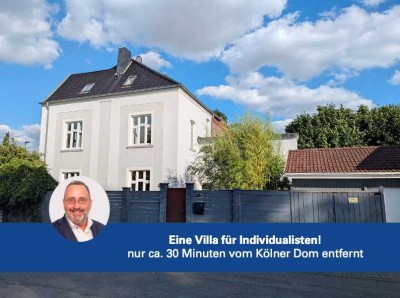 Eine Villa für Individualisten!
Nur 30 Minuten zum Kölner Dom.