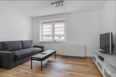 Neu renoviertes + möbliertes 1-Zimmer-Appartment in Frankfurt-Fechenheim (ideal für WE-Pendler)