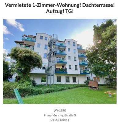 Attraktive 1-Zimmer-Wohnung mit Dachterasse in Leipzig Gohlis