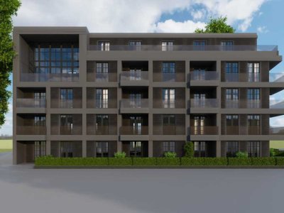 Helle Penthousewohnung mit Dachgarten im KFW 40 QNG Energiesparhaus -ideal für LuxPendler