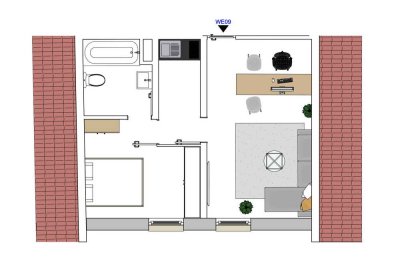 Helle & freundliche 1,5-Zimmer-Wohnung in Iserlohn