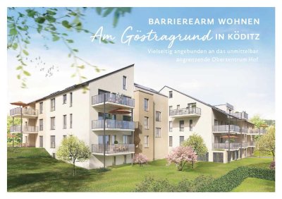 Neubau: barrierearme 2,5-Zimmer-Wohnung mit Balkon in Köditz