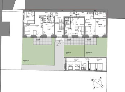 11 Eigentumswohnungen mit Garten/Balkone/Dachterrasse in ruhiger Hoflage LINZ/Zentrum