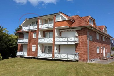 3-Zimmer-Wohnung in Tossens mit Balkon und eigenem Stellplatz!