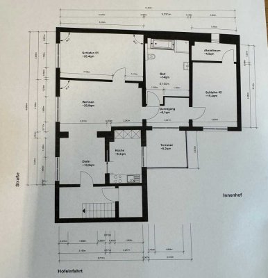 Freundliche helle 3,5-Zimmer-Wohnung mit Balkon in Wallau