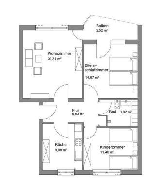 Gemütliche 3-Zimmer-Wohnung in Koblenz-Altstadt - Provisionsfrei