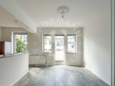 Gemütliche 2-Zimmer-Wohnung mit Einbauküche und Balkon in der Innenstadt
