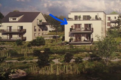 Hochwertige 3-Zimmer-Wohnung mit großem Balkon und Blick zur Würm in Krailling