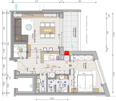 Schöne Designer-Wohnung
