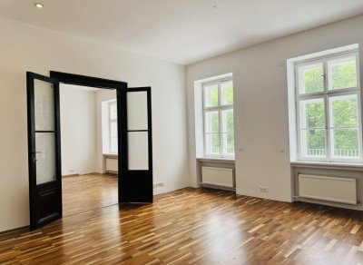 Einzigartige Gartenwohnung mit Hauscharakter – stilvolles Altbauflair &amp; 180 m² Eigengarten nahe der Alten Donau