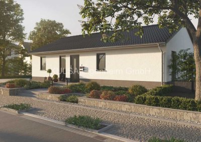 Bungalow mal anders. 100 qm mit Satteldach - nicht alltäglich. Massivhaus in Gerstungen