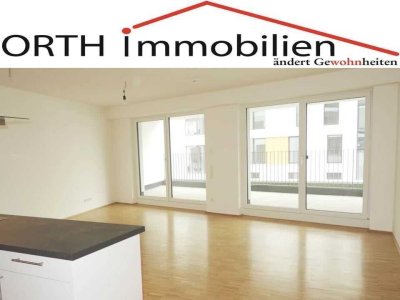 Attraktive 4 Zi. Neubauwohnung  mit 2 Bädern, EBK u. Fußbodenheizung - große Sonnenterrasse