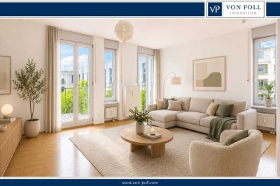 Zum Wohlfühlen oder Investieren: Lichtdurchflutete 2-Zimmer-Wohnung mit XXL-Balkon am Bavariapark