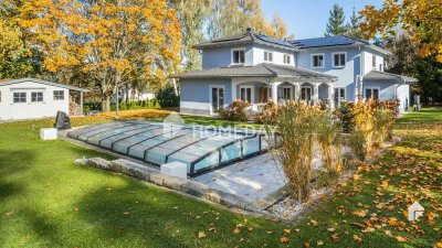 Exklusive Villa: großes Grundstück, Pool, PV-Anlage, Sauna & Luxusausstattung