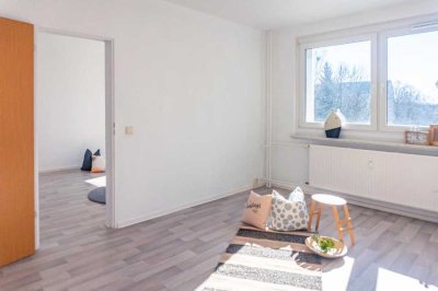 2-Raum-Wohnung und alle Räume mit Fenster