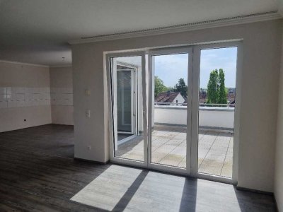 Traumhafte 3 Raum Penthouse-Wohnung mit großer Dachterrasse in Monheim