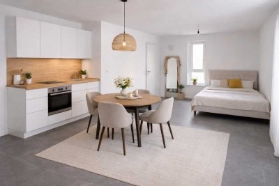 Zentrale 1 Zi. Eigentumswohnung mit EBK