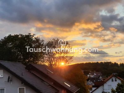Tauschwohnung: Helle 4Zi-DG-Wohnung mit 2 Balkonen gegen 2-3 Zi in KA