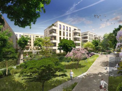 Urbanes Wohnen im Grünen, 3-Zimmer, Balkon, 2 Bäder