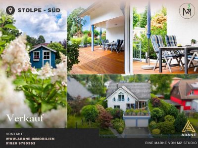 Panoramawohnzimmer, Südwest-Terrasse und Doppelgarage – naturnah in Stolpe-Süd