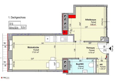 NEU! ++ NEUBAU DACHGESCHOSSWOHNUNGEN U6 JÄGERSTRASSE ++ 1200 WIEN ++ AB 189.000 € ++ FÜR ANLEGER &amp; EIGENNUTZER ++