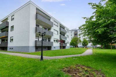 KÄUFERPROVISIONSFREI! Wohnlich, gepflegt, gut geschnitten: 
3-Zimmer-Wohnung mit Balkon und Garage