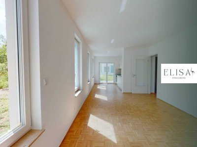 Lichtdurchflutete 3-Zimmer-Whg. für Sonnenanbeter mit großer Terrasse, EBK, HWR uvm. im Neubauqua...