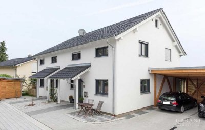 Neubauprojekt: Moderne und ökologische Doppelhaushälfte in sehr guter Wohnlage!