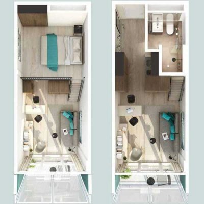 vollausgestattes Service-Galerieapartment / 1,5 Zimmer-Whg