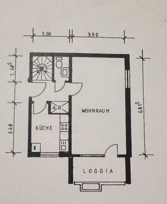 Holzlar charmante 3-Zimmer-Maisonettewohnung mit Balkon – 79,65 m²