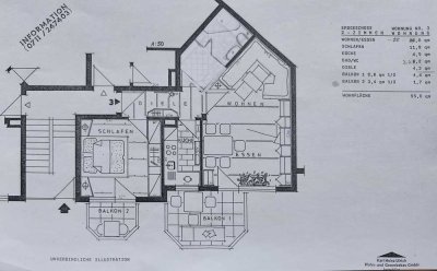 Von privat: Helle 2-Zimmer Wohnung im Hochparterre mit 2 Balkonen in Stuttgart-Vaihingen