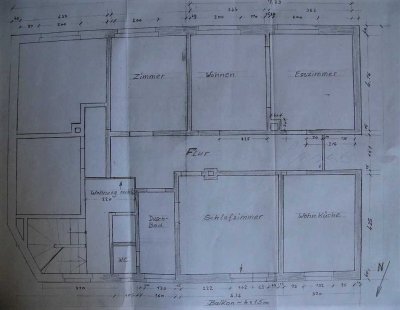 geräumige 3 Zimmerwohnung zentral und trotzdem ruhig gelegen