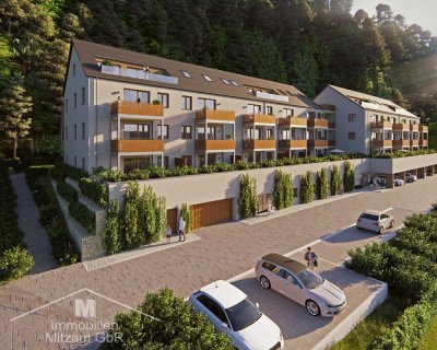 Effizienzshaus 40: Neubau 3-Zimmer-Obergeschoss-Wohnung am Arzberg von Beilngries (provisonsfrei)