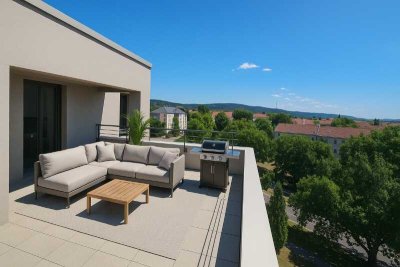 Dachterrasse mit Weitblick // BBQ, City-Vibes, Alltag ausblenden...