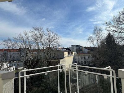 2 Zimmer Maisonette-Wohnung mit Balkon und Blick über Hannover in der List