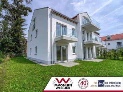 Barrierefrei & bezugsfertig: Neuwertige Gartenwohnung in Grafing