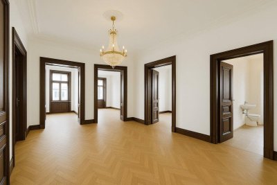 ROHDIAMANT nahe Türkenschanzpark - BJ 1898 - Stilaltbau - 1.Stock - ca.129m² WFL - 3-4 Zimmer - Balkon - Kamin