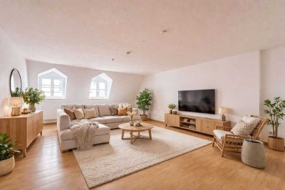 Urbanes Lebensgefühl auf zwei Ebenen – Stilvolle Maisonette im Herzen von Passau