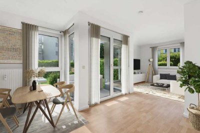 PROVISIONSFREI - 2- oder 3-Zimmer-Wohnung mit Garten