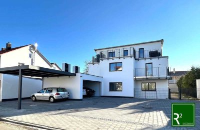 Neubau 4-Zimmer Wohnung im Erdgeschoss mit Gartenanteil in energieeffizientem 5 Familienhaus