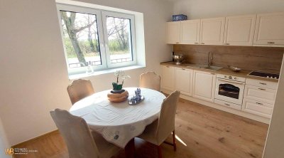 Erstbezug, schlüsselfertig 2 Zimmer &amp; Küche, Garten, sofort beziehbar