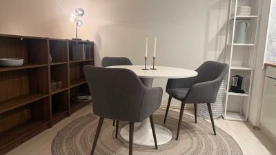 Neu gestaltetes 1-Zimmer-Apartment mit Terrasse – möbliertes Wohnen auf Zeit in Planegg