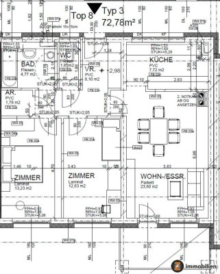 Jennersdorf: provisionsfrei, Wohnung in Ruhelage mit Balkon
