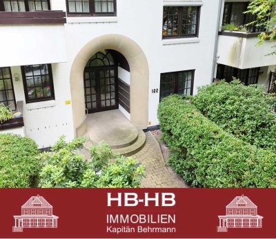 Stilvolle 2-Zimmer Wohnung mit großzügigem Blick ins Grüne in Bremen Schwachhausen!
