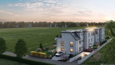 4% Weihnachtsnachlass - Idyllische 2-Zimmer Gartenwohnung mit unverbautem Freiblick, Nähe Mühlwasser und Donauinsel