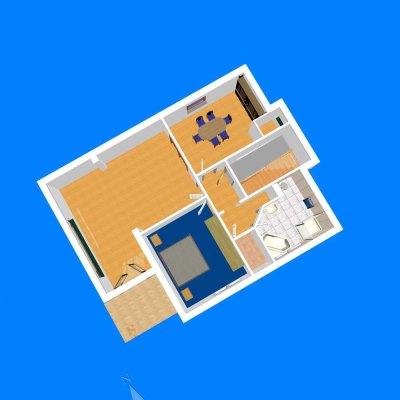 3-Zimmer-Wohnung mit Terrasse und Garten