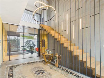 Design, Licht, Rückzug: 
Anwesen am Godelsberg mit Pool, Spa & Skylounge