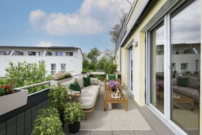 Seeblick inklusive! Moderne Design-Wohnung in Ludwigshafen mit Top-Ausstattung und Balkon.