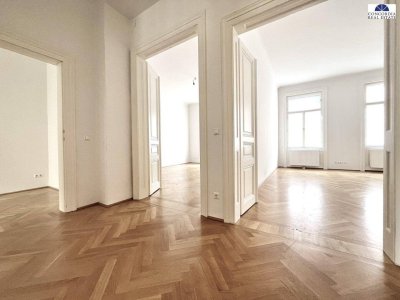 Großzügige 4 Zimmer- Altbau-Wohnung und entzückenden Balkon nähe Rochusmarkt